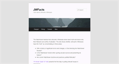 Desktop Screenshot of jwfacts.mobi