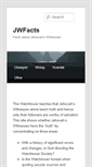 Mobile Screenshot of jwfacts.mobi