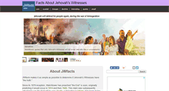 Desktop Screenshot of jwfacts.com