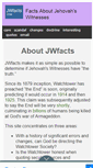 Mobile Screenshot of jwfacts.com